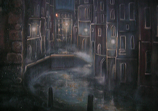 Venedig bei Nacht Das Wachsfigurenkabinett